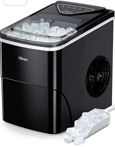 lot 38878 image: Silonn Countertop Ice Maker