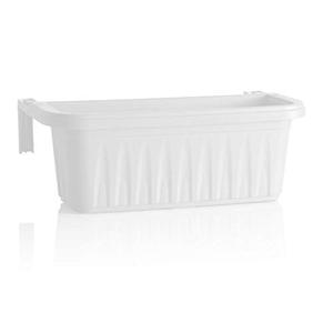 lot 39305 image: Adjustable Railing Planter, White  (24)