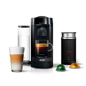 lot 48737 image: Nespresso VertuoPlus Coffee and Espresso Machine by DeLonghi, Black