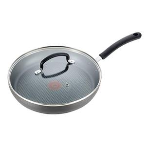 lot 48754 image: T Fal Fry Pan with Lid, Black  (12)