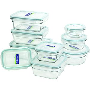 lot 48768 image: Glasslock Assorted Oven Safe Container Set  (18pcs)