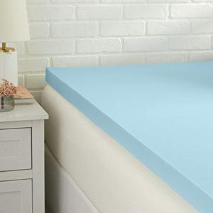 lot 48772 image: Amazon Basics Cooling Gel Infused Memory Foam Mattress Topper  (2)  (FULL)