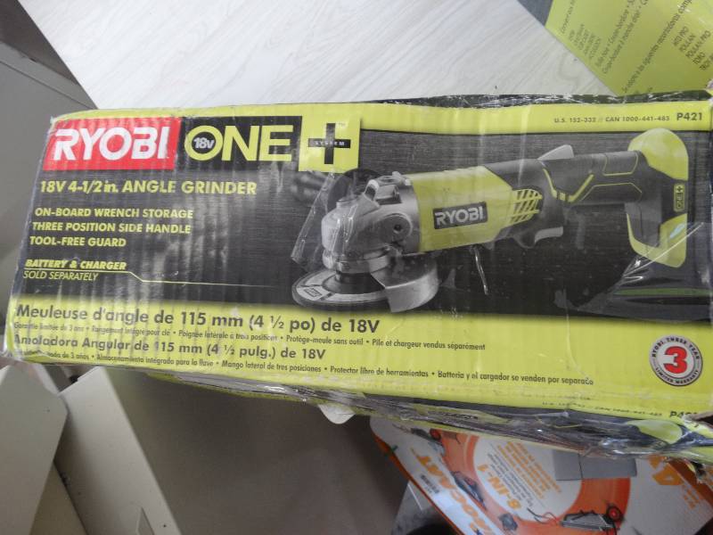lot 236 image: Ryobi 412 Angle Grinder.