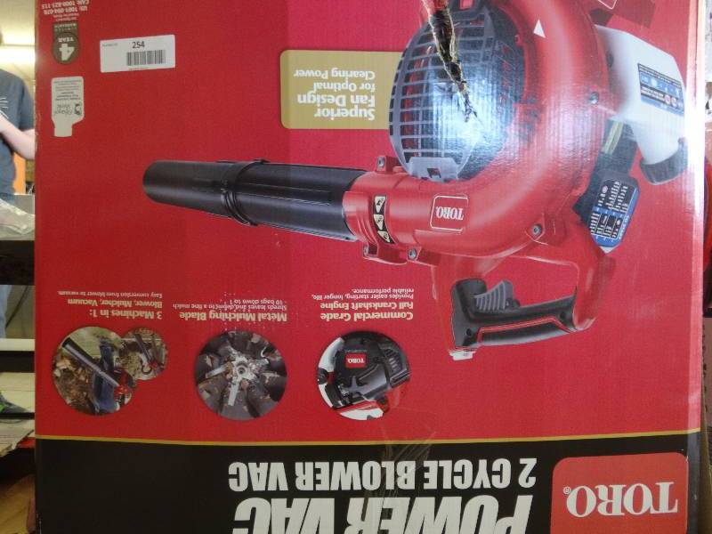 lot 254 image: Toro Power Vac 2 Cycle Blower.