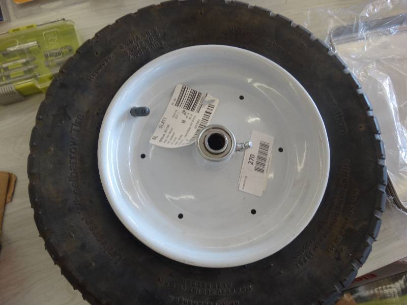 lot 270 image: Universal Wheel Barrow Tire.