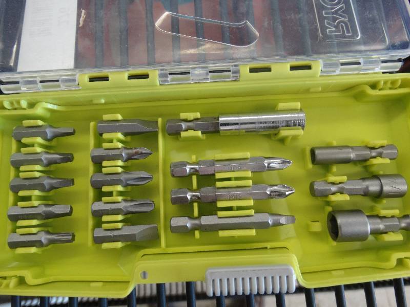 lot 276 image: Ryobi Drill Bit Set In Case.