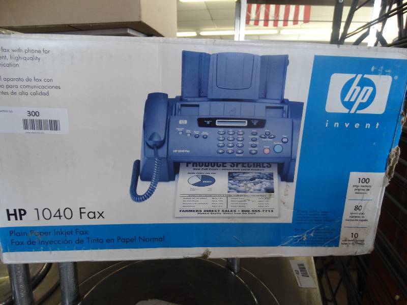 lot 300 image: HP fax machine.