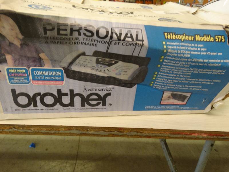 lot 322 image: Brother Personal Plain Paper Fax,Phone,Copier.