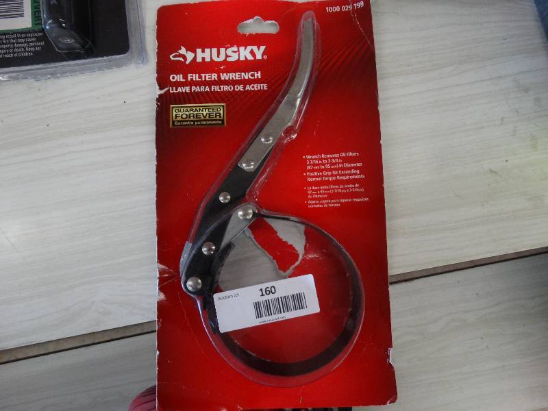 lot 160 image: Husky Oil Filter Wrench.