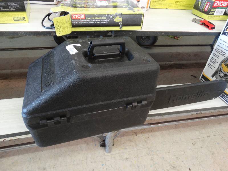 lot 168 image: Homelite 18 Chainsaw In Case.