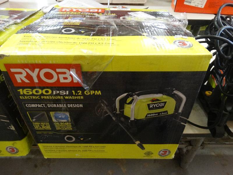 Ryobi 1600 PSI 1.2 GPM Electric Pressure Washer. Wichita Home