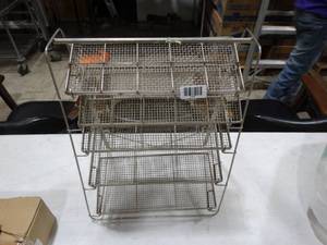 lot 1376 image: Metal Condiments Holder