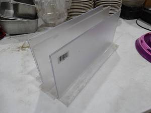 lot 1469 image: Tabletop Plastic Ad Holders