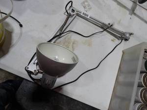 lot 1494 image: Flexible Arm Office Lamp