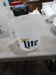 lot 1505 image: Royals Miller Light Plastic Pitchers