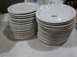 lot 1508 image: 2 Stacks of Dinner Plates