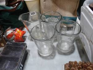 lot 1519 image: Lot of Glass Pitchers