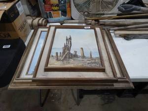 lot 1554 image: 2 Landscapes on Canvas Wall Art