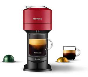 lot 41460 image: Nespresso Vertuo Next Coffee and Espresso Machine by Breville, Cherry