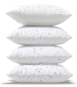 lot 41465 image: Phantoscope 18 x 18 Outdoor Pillow Inserts - Pack of 4 Outdoor Pillows Water Resistant Throw Pillow Inserts Hypoallergenic Square Decorative Couch Sham Cushion Stuffer - 18 Inches