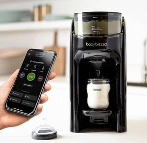lot 58407 image: $$ Baby Brezza Formula Pro Advanced WiFi Formula Dispenser Machine - Automatically Mix a Warm Formula Bottle Instantly - Easily Make Bottle with Automatic Powder Blending - Retail $300