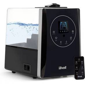 lot 58424 image: LEVOIT LV600HH 6L Warm and Cool Mist Ultrasonic Humidifier, Rapid Humidification for Bedroom Large room, Humidity Setting with Built-in Sensor, Auto Mode, Timer, Remote Control, Essential Oil Diffuser