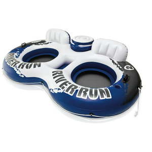 lot 58431 image: Intex River Run II Sport Lounge Inflatable Water Float 95 X 62