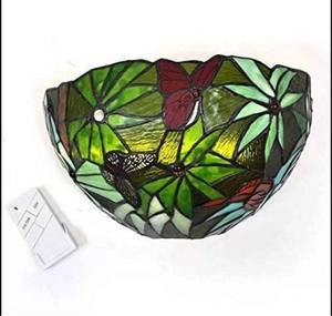 lot 58458 image: Smart Solar IEL-AMB3000 El 7led Stnd Glass Wall Sconce