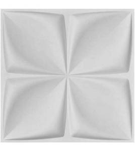 lot 58464 image: Art3d Decorative 3D Wall Panels Cornus Angustata Design - Plantfiber, 12 Tiles 32 SF