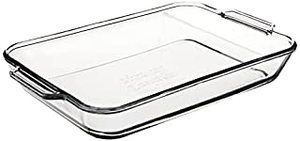 lot 60372 image: Anchor Hocking 4.8 Quart Rectangular Glass Baking Dish (1 piece, tempered tough, dishwasher safe) (B000JGDND6)