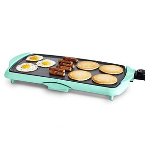 lot 60376 image: GreenLife Healthy Nonstick XL Electric Griddle Turquoise