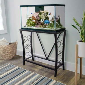 lot 60389 image: Aquatic Fundamentals 29 Gallon Metal Aquarium Stand