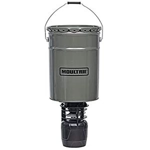 lot 60413 image: Moultrie 6.5-Gallon Pro Hunter II Hanging Feeder, Green (B086N2QPGB)