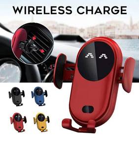 lot 60414 image: Smart Car Wireless Charger Phone Holder, Auto-Sensing Wireless Car Charger Mount, Auto Clamping Phone Mount, New Version 15W Fast Charging Suitable for All Smartphones iOS & Android