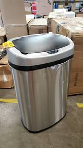 lot 69272 image: Touchless Stainless Steel Trashcan