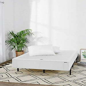 lot 69282 image: Basics Mattress Foundation, Smart Box Spring, Tool-Free Easy Assembly - 7-Inch, Full