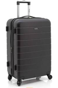lot 69294 image: Wrangler Smart Luggage Set with Cup Holder and USB Port, Black, 28
