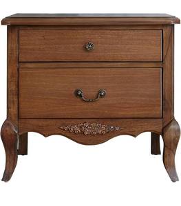 lot 69314 image: Livinia Modern Classics Lena Side Table, Solid Hardwood Antique Design End Table (Antique)