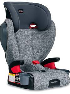 lot 69337 image: Britax Highpoint 2-Stage Belt-Positioning Booster Seat, Ash - High Back & Backless Seat