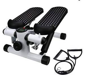 lot 72164 image: Health Fitness Mini Stepper with Band, Household Gym Hydraulic Mute Stepper Multi-Function Pedal Indoor Sports