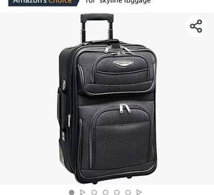 lot 72179 image: Travel Select Unisex-Adult Amsterdam Expandable Rolling Upright Luggage, Gray, Carry-on 21-Inch