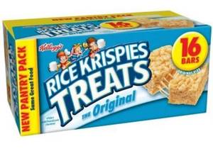 lot 200000 image: RICE KRISPIES TREATS CEREAL BARS ORIGINAL 16 CT