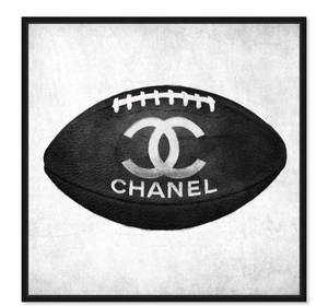 lot 47021 image: OLIVER GAL FOOTBALL FASHION WALL DECOR