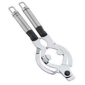 lot 47047 image: Leifheit Extra Wide Stainless Steel Lid and Jar Opener - 11 x 3.74