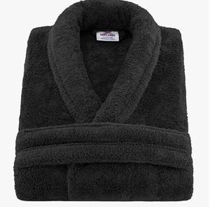lot 47058 image: American Soft Linen, Warm Fleece Robe, Mens Womens Robe, Unisex Plush Bathrobes Small  Medium