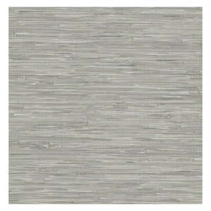 lot 47067 image: NuWallpaper Tibetan Grasscloth Peel & Stick Wallpaper