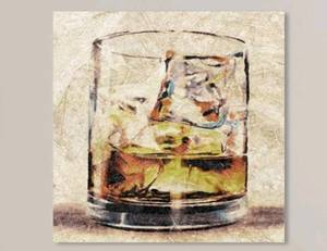 lot 47077 image: OLIVER GAL SCOTCH GLASS DRINKS AND SPIRITS WALL ART