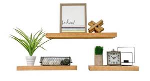 lot 47213 image: True Floating Shelf��s Set Of 3 Walnut