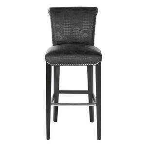 lot 47224 image: Safavieh Seth Bar Stool-FinishBlack
