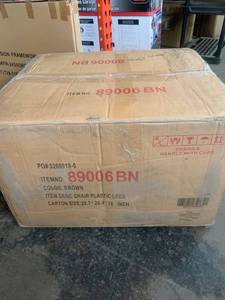 lot 47225 image: Item 89006 BN Brown Chair Plastic Legs 1 PCS